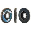 Metabo Flap Disc 4 1/2" Flapper Plus JUMBO 40 7/8 T27 Fiberglass 629490000